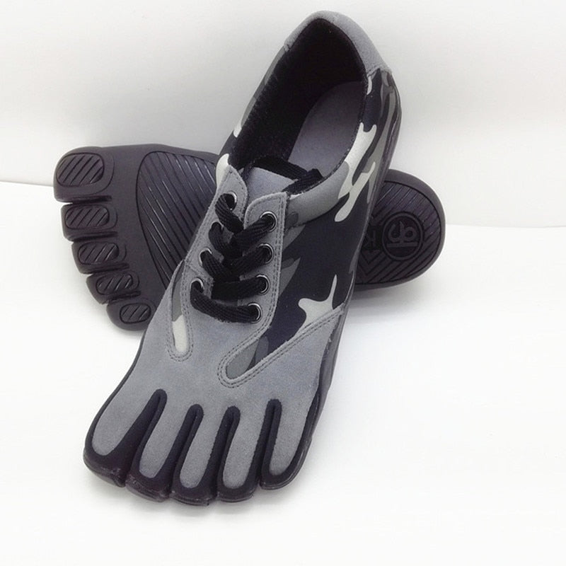 GSOU SNOW Men's 5-Finger Toes Running Shoes - Breathable & Lightweight