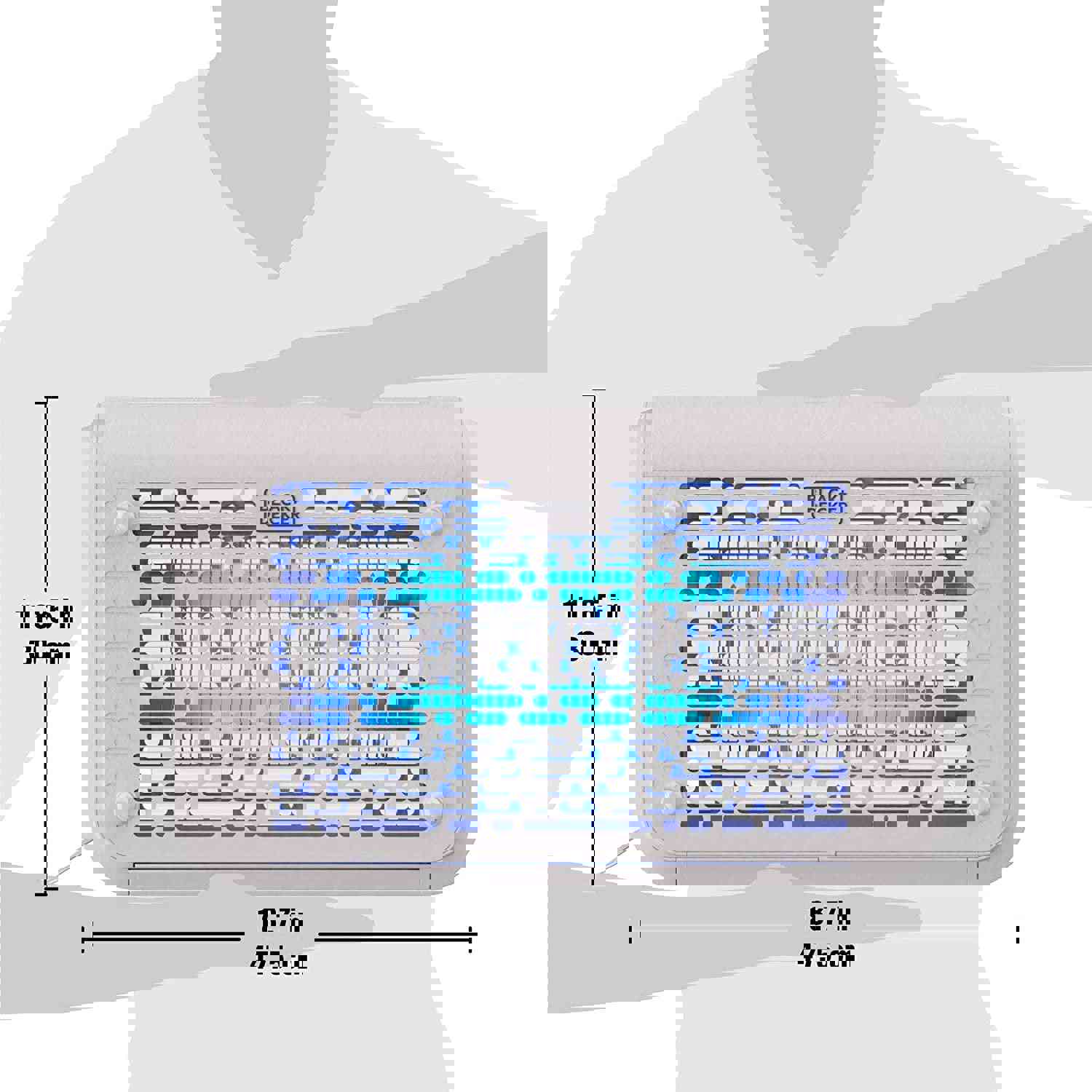 BLACK+DECKER Bug Zapper | Electric UV Insect Killer for Flies, Gnats, Mosquitoes | Indoor/Outdoor Use