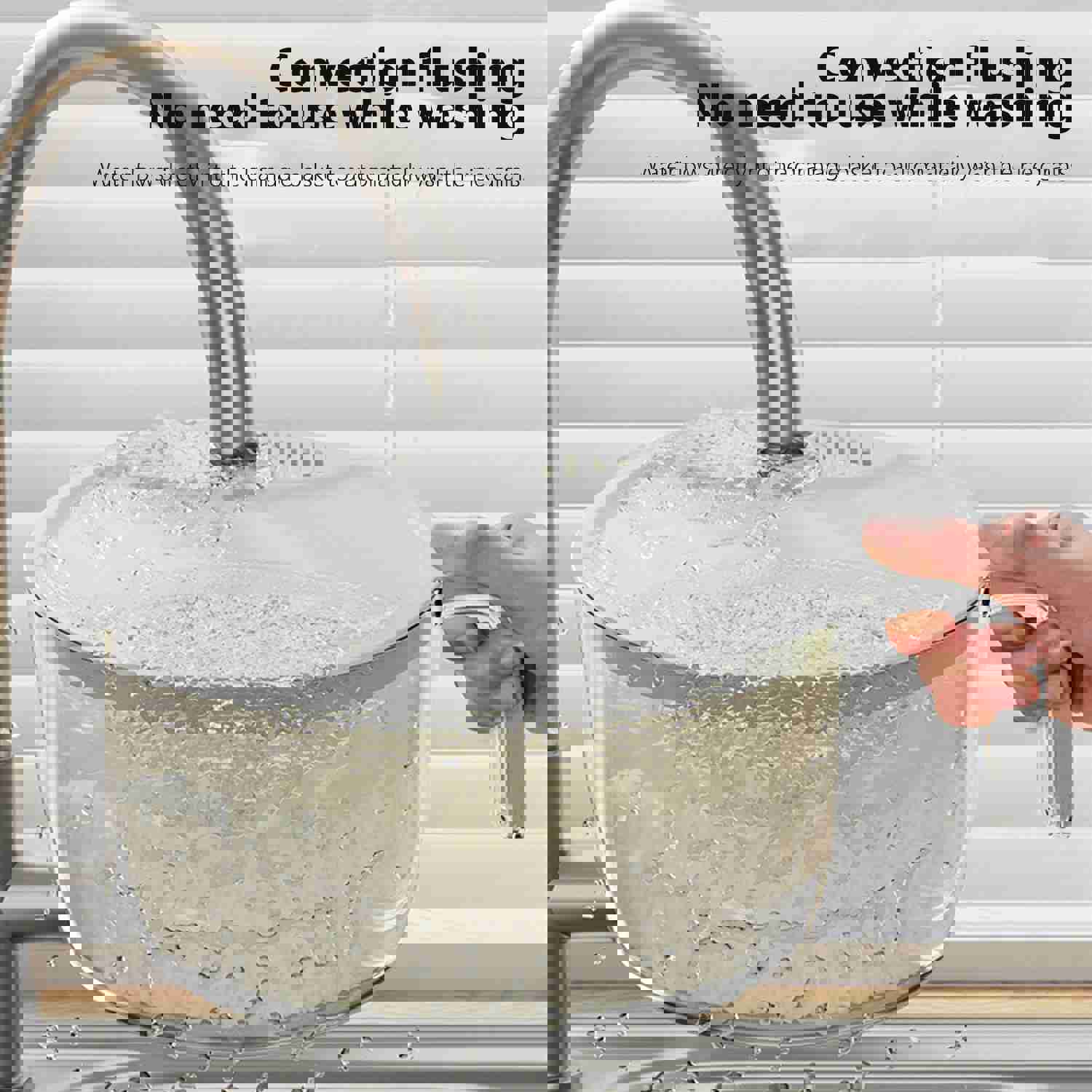 Multifunctional Drainage Basin for Kitchen - Rice, Fruit, and Vegetable Washing Basket