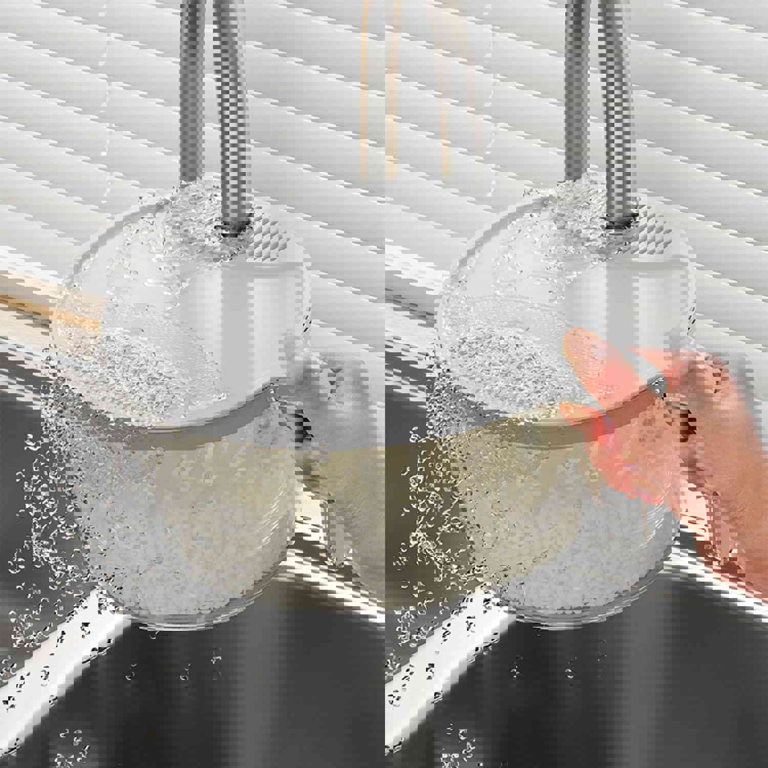 Multifunctional Drainage Basin for Kitchen - Rice, Fruit, and Vegetable Washing Basket