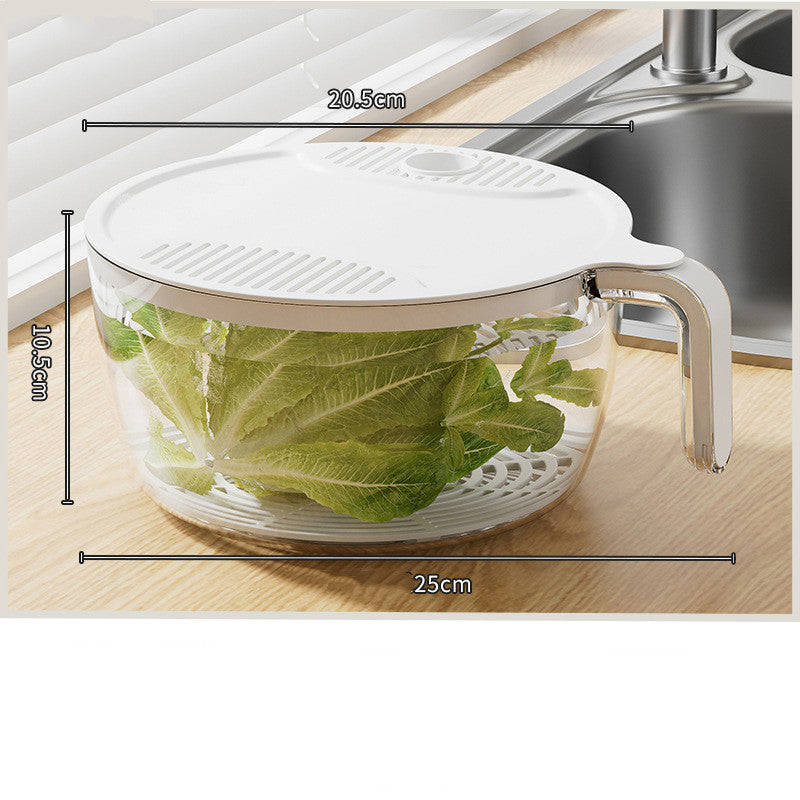 Multifunctional Drainage Basin for Kitchen - Rice, Fruit, and Vegetable Washing Basket