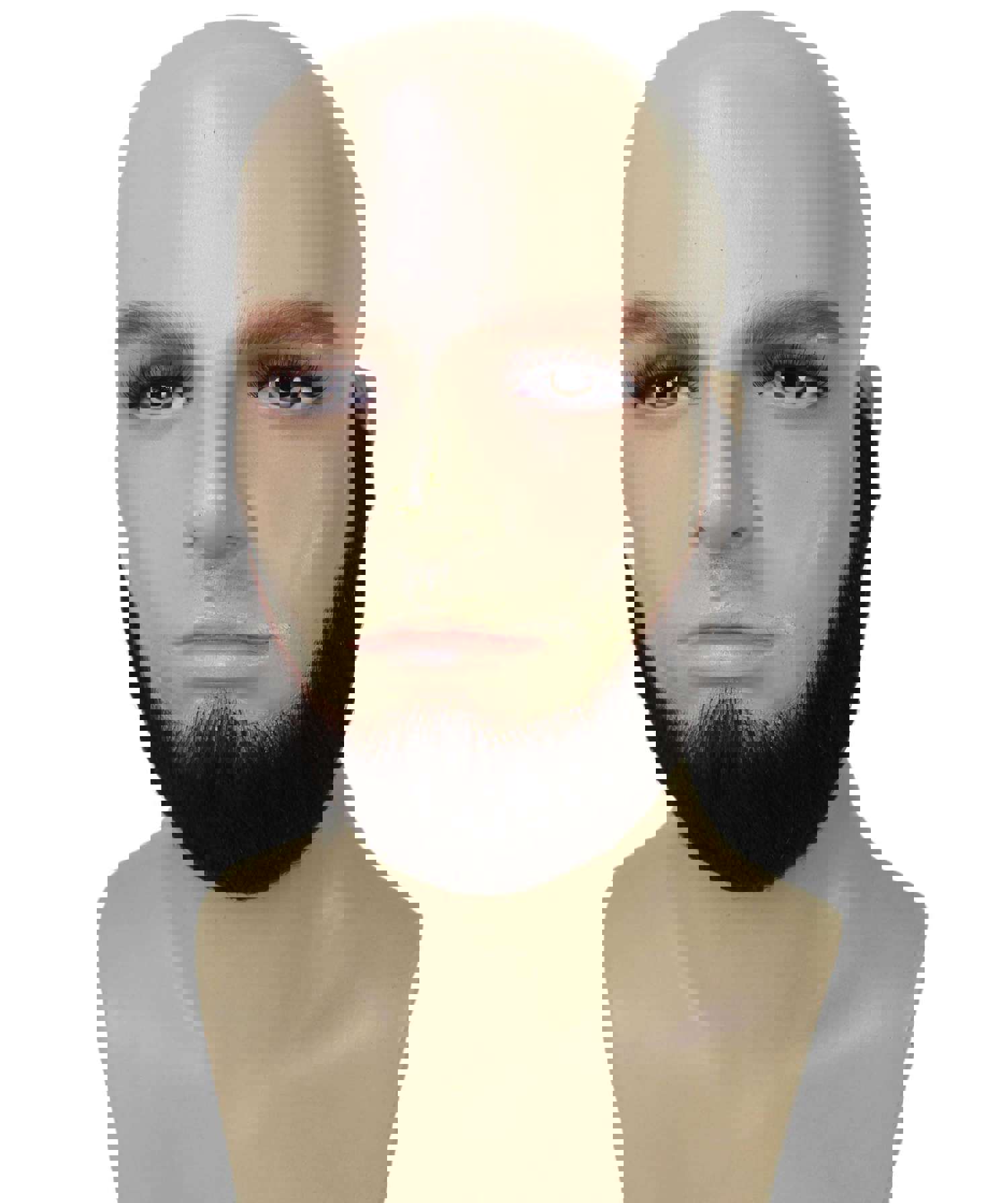 HPO Adult Mens Chin Curtain Style Long Beard Set