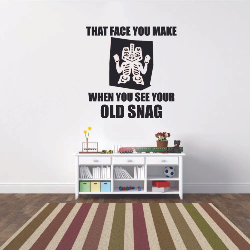 Indian Native American Wall Decal Sticker Art - Customizable Colors