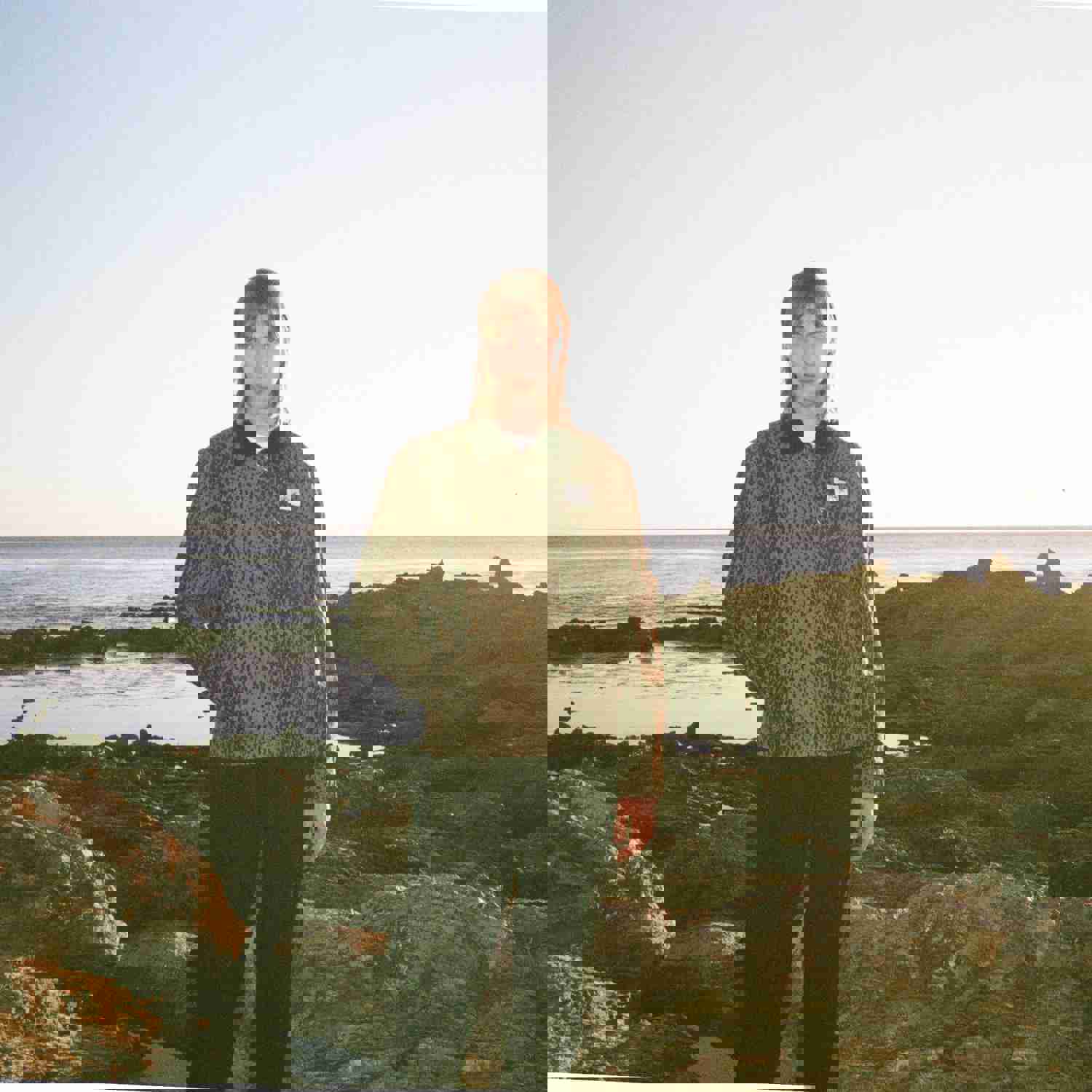 Lumos Printed Twill Zip Jacket - Stone