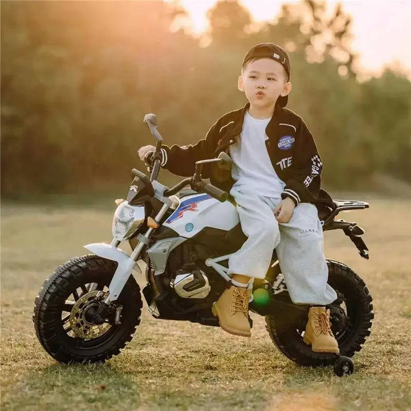 Super Large Rechargeable Electric Motorcycle Toy Car for Kids (3-13 Years Old)