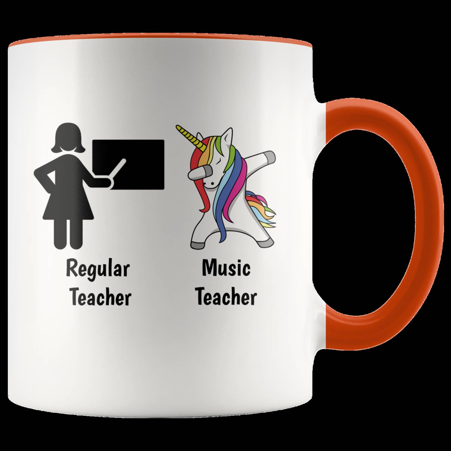 Music Teacher Mug - Premium 11oz Ceramic White Mug with Vibrant Design