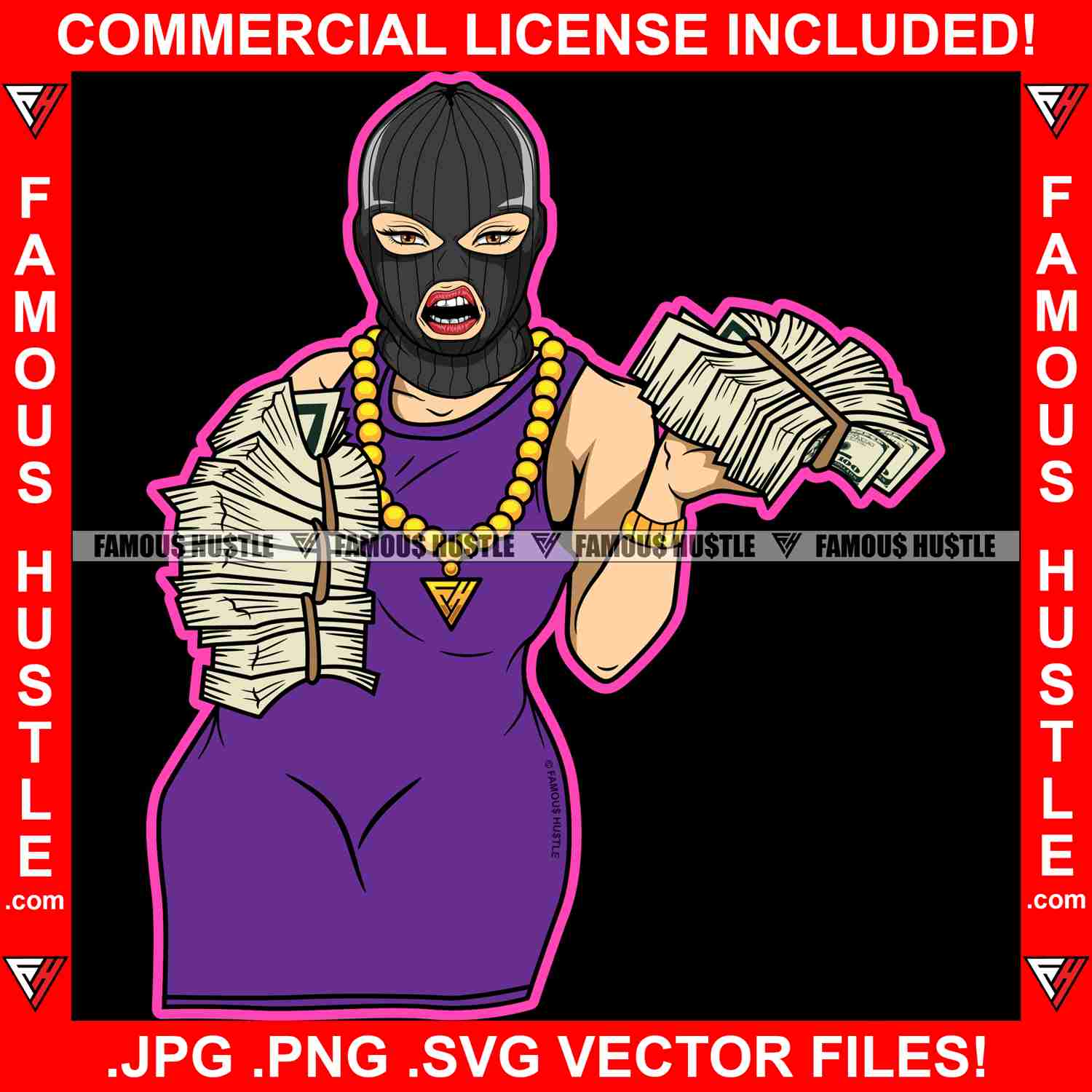 Hip Hop Graphic Design T-Shirt Print - SVG, PNG, JPG Digital Download