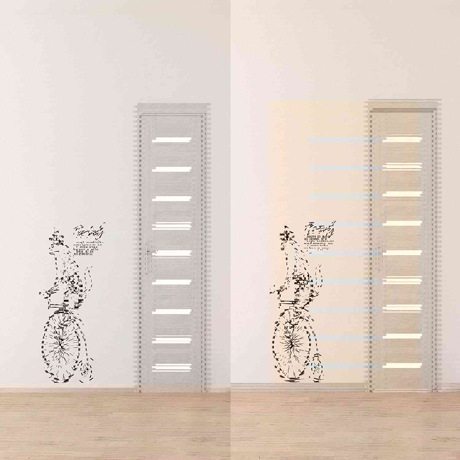 Animal Life Quote Vinyl Wall Sticker Decal - Truth Cat Bike Cats Motivation Quote