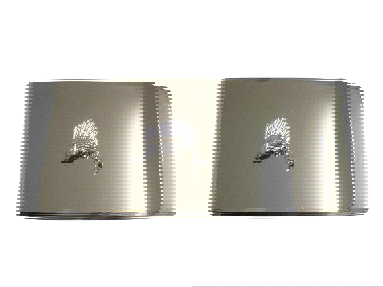 Silver Toned Tiny Marlin Sail Fish Pendant Money Clip