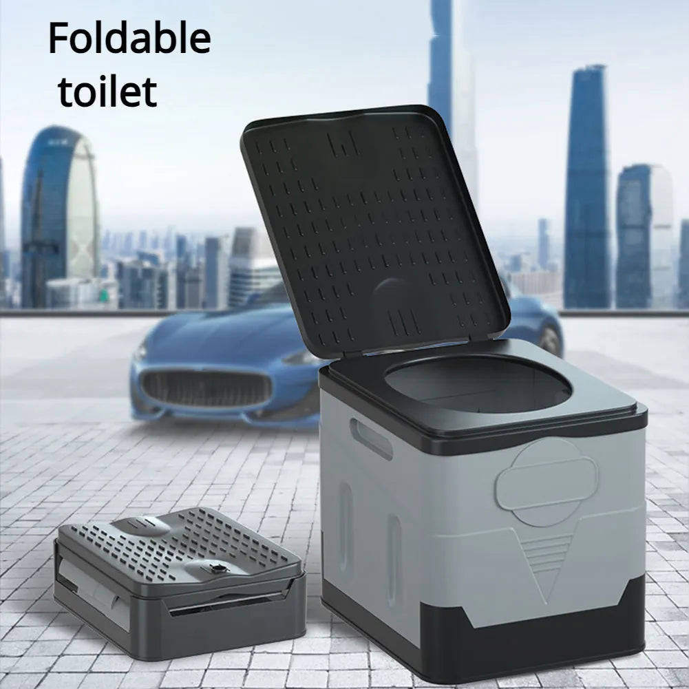 Portable Foldable Waterproof Toilet for Camping and Outdoor Travel