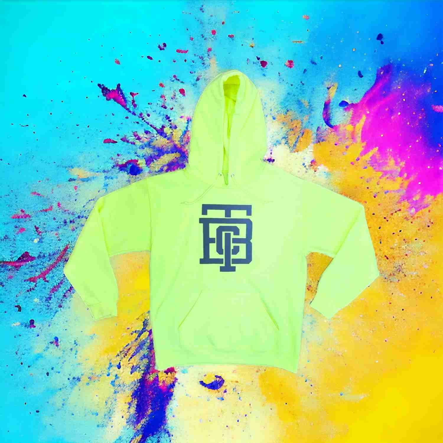 Yellow Reflector BTC Focused Hoodie