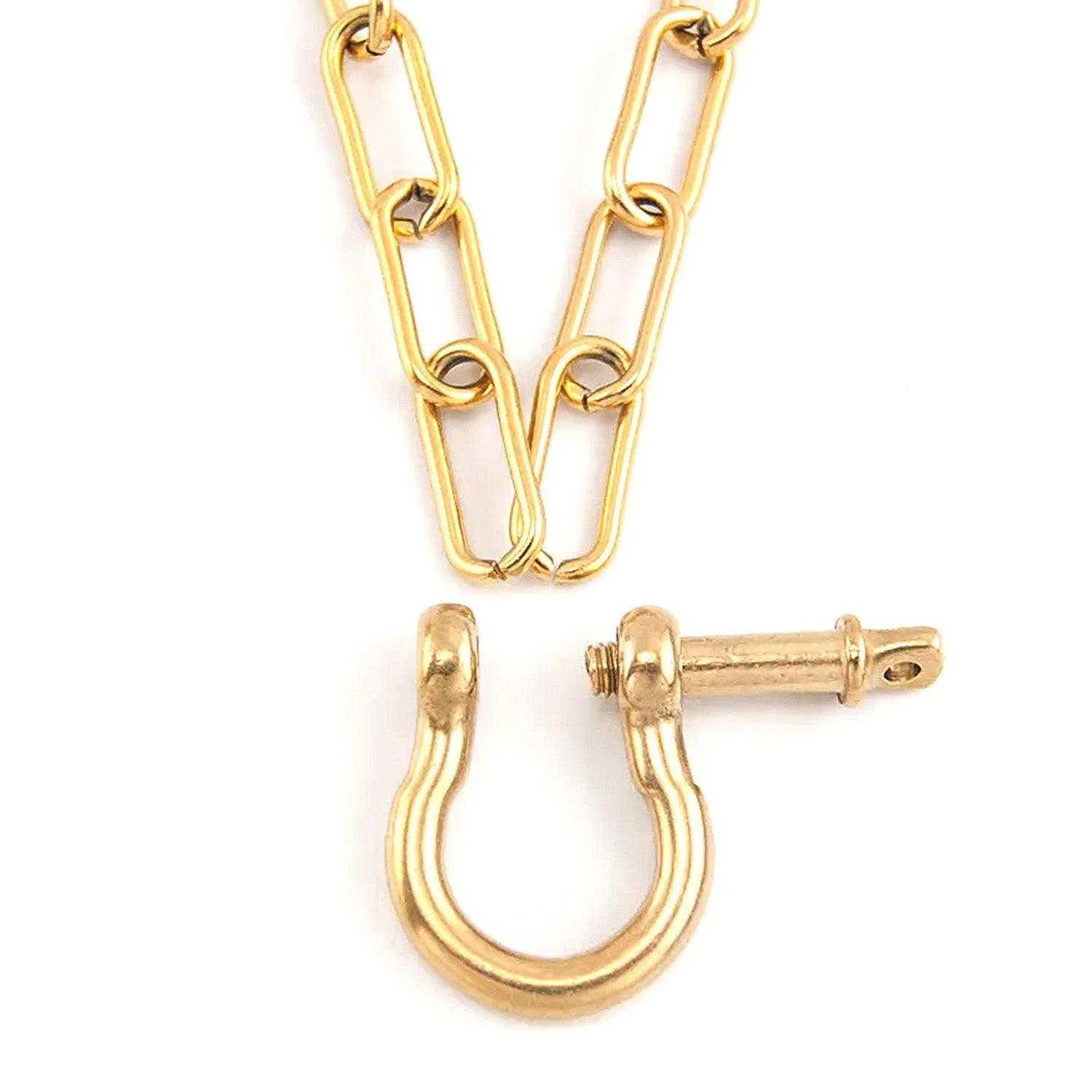 Thunderbolt Necklace - Elegant Equestrian Horse Bit Pendant with Gold/Silver Chain