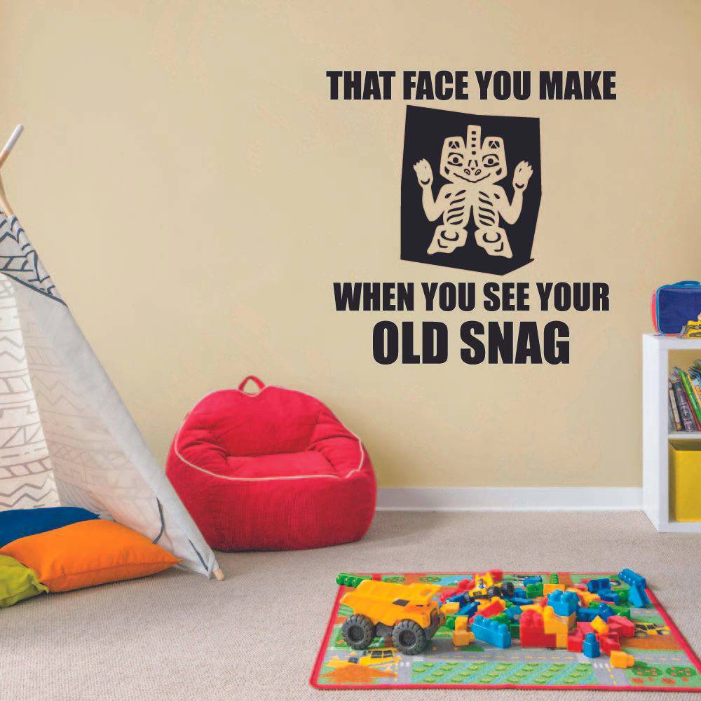 Indian Native American Wall Decal Sticker Art - Customizable Colors