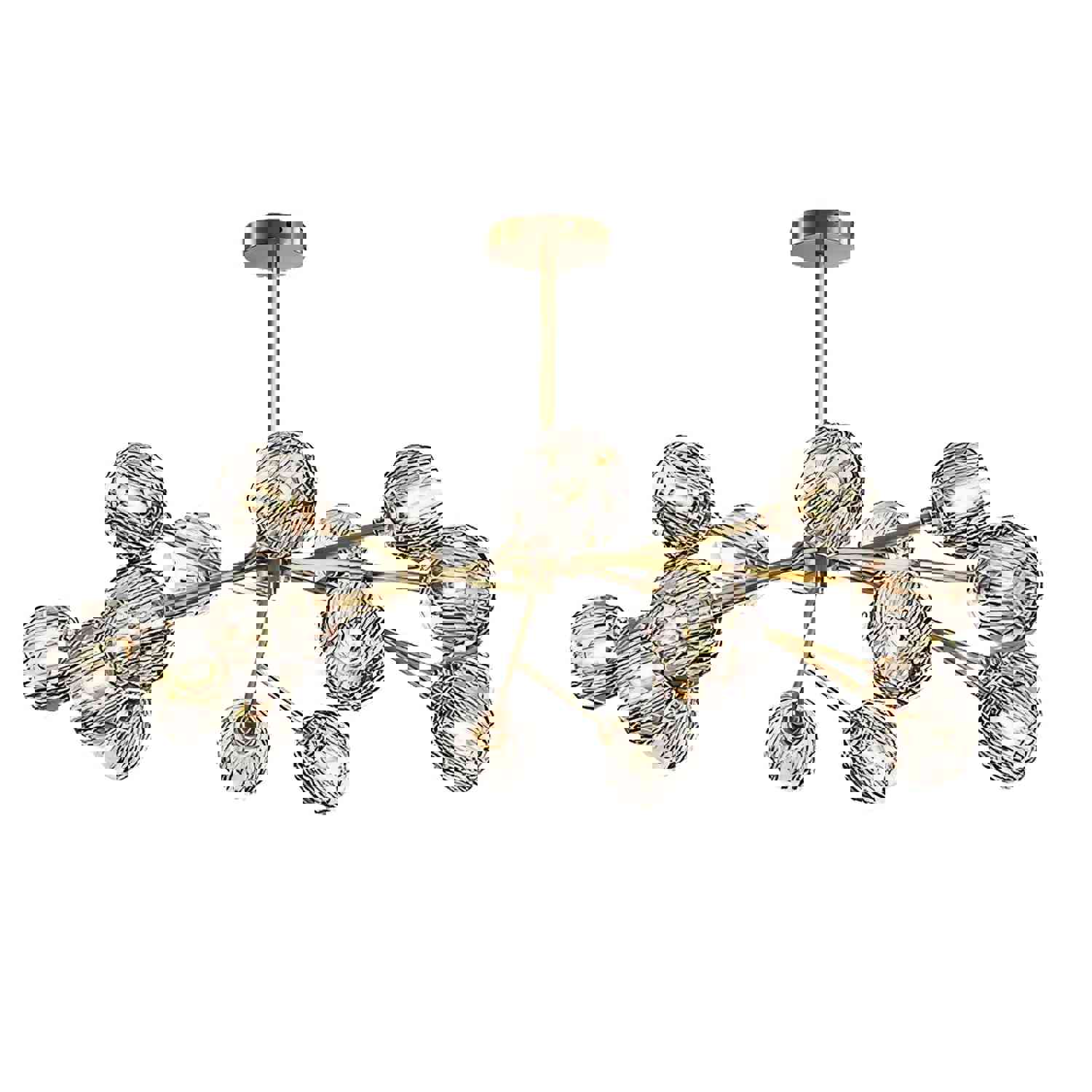 MIRODEMI® Luxury Crystal LED Chandelier for Dining Room, Kitchen, Living Room