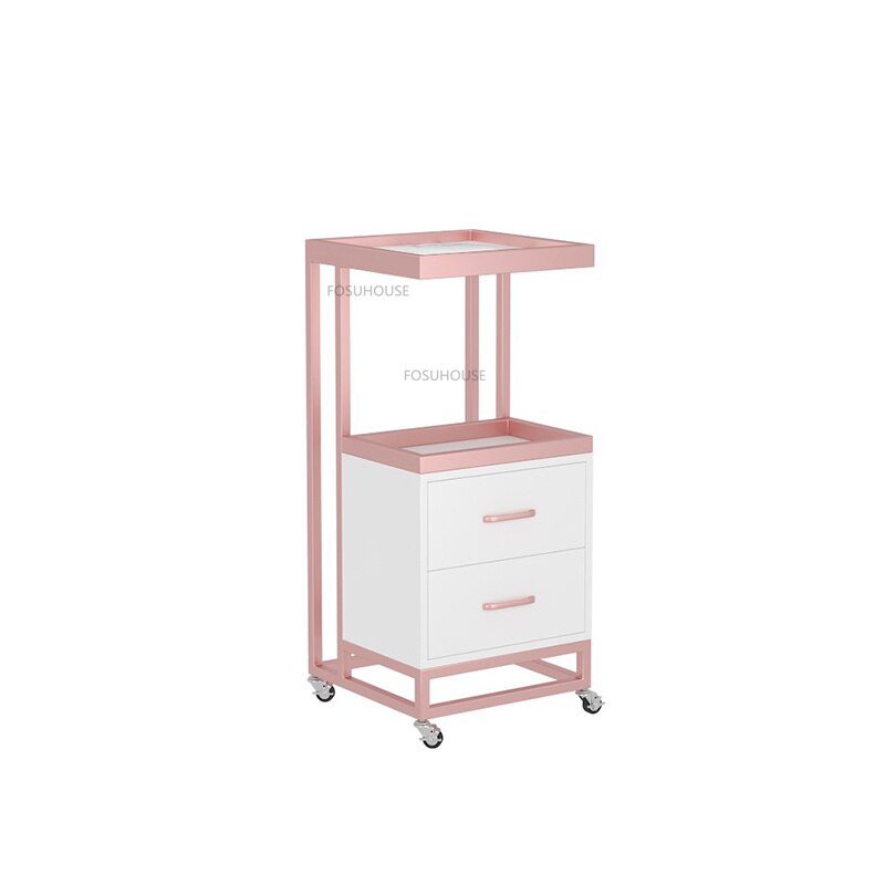 Modern Metal Trolley for Salon and Commercial Use