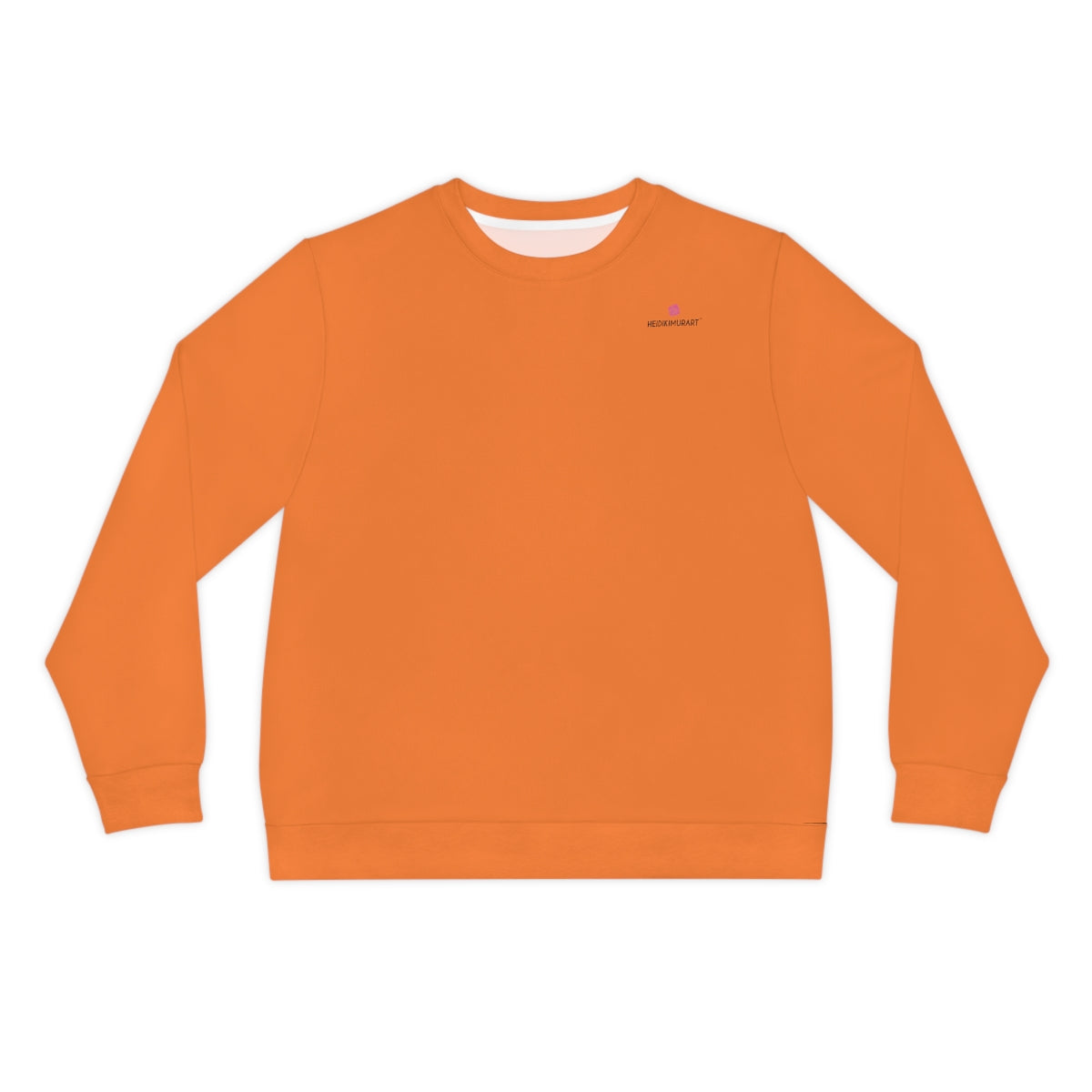 Orange Color Lightweight Men's Sweatshirt
