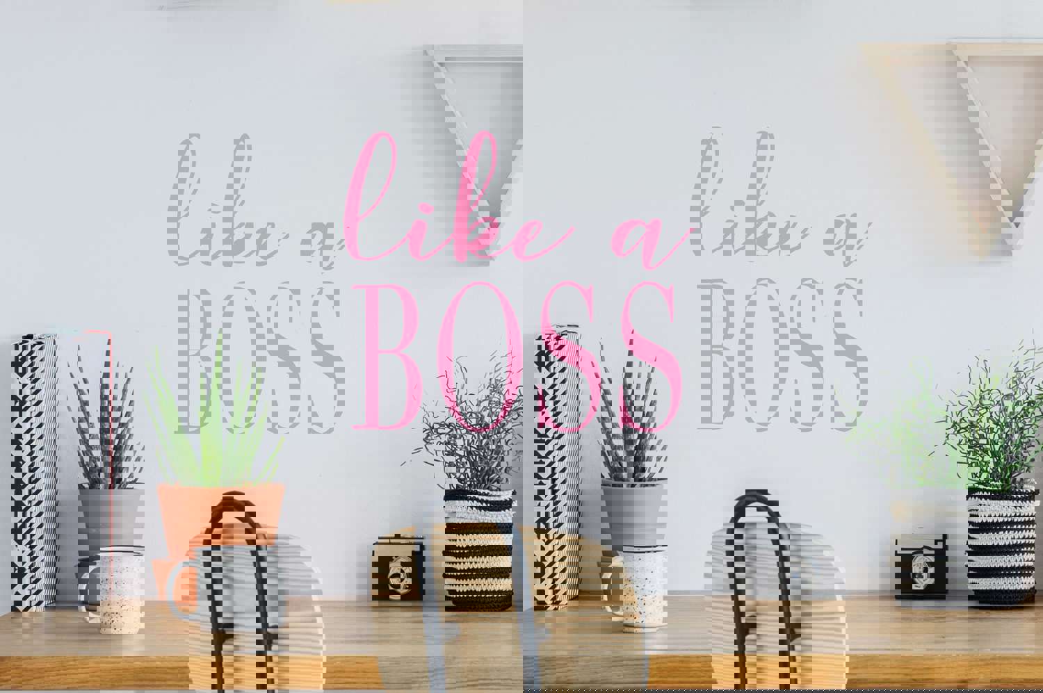 Like A Boss | Office Wall Decal