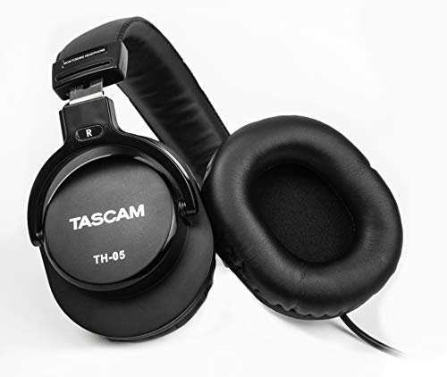 Tascam TH-05 Professional Monitoring Headphones for Recording and Mixing