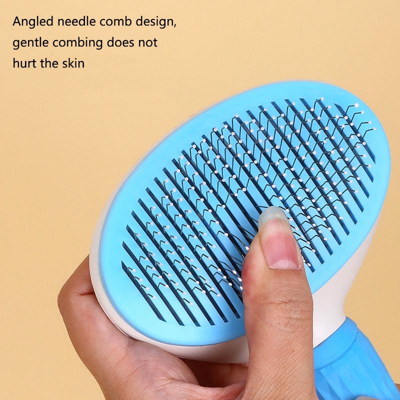 Pet Hair Remover Brush with Self-Cleaning Feature for Dogs and Cats
