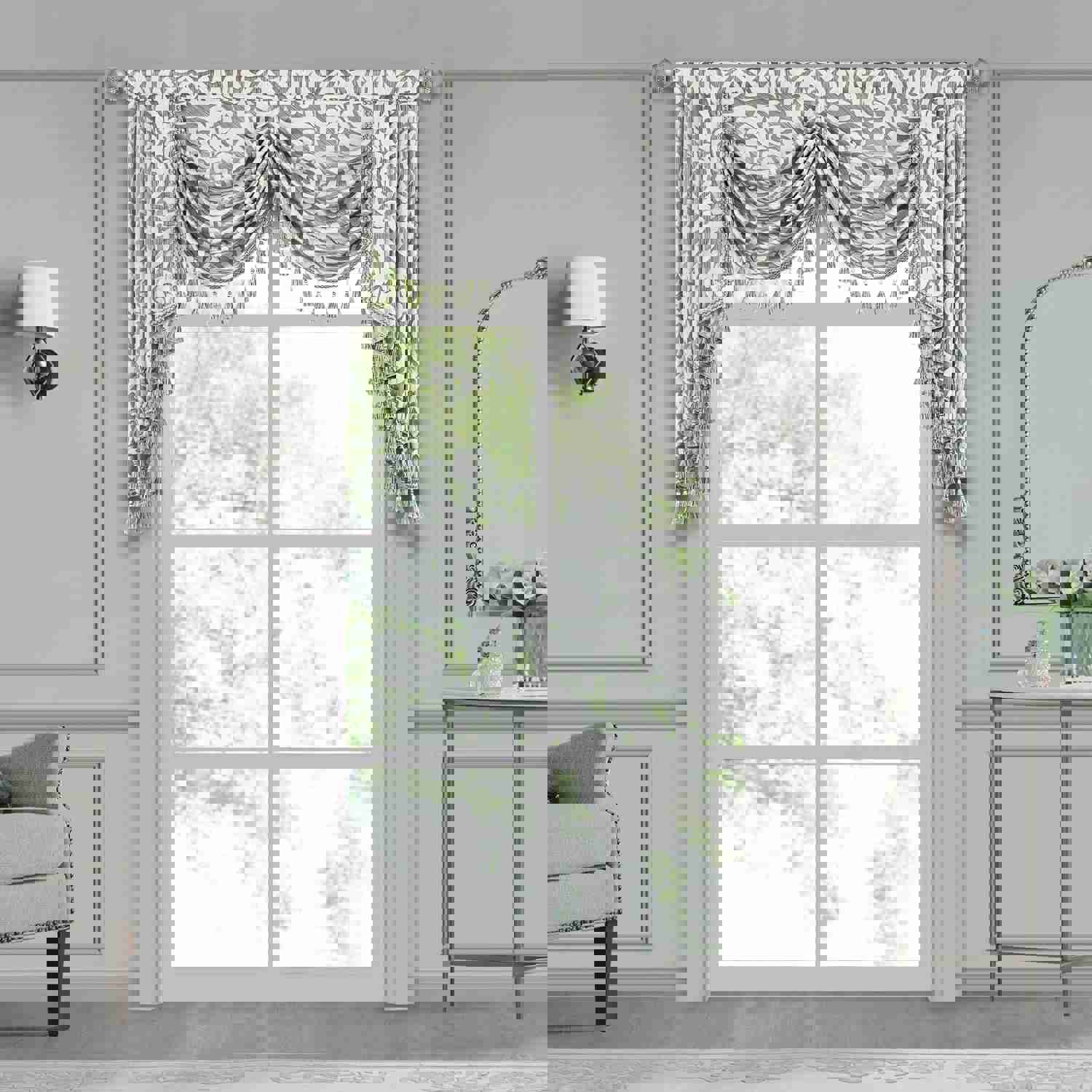 Norwich Swag Valance - Contemporary Elegance for Your Windows