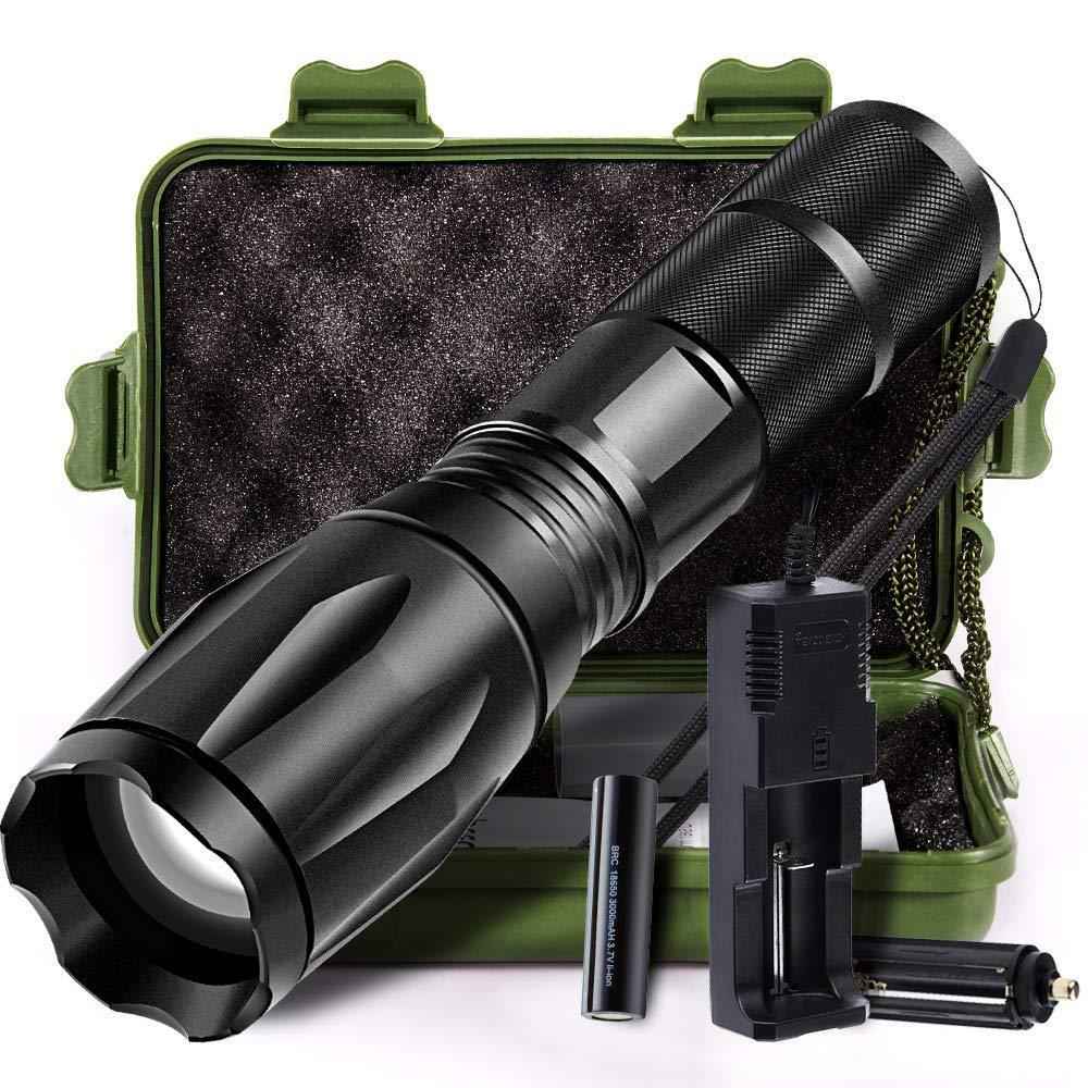Led Tactical Flashlight - Super Bright Handheld Flashlight for Camping, Hiking & Outdoor Activities