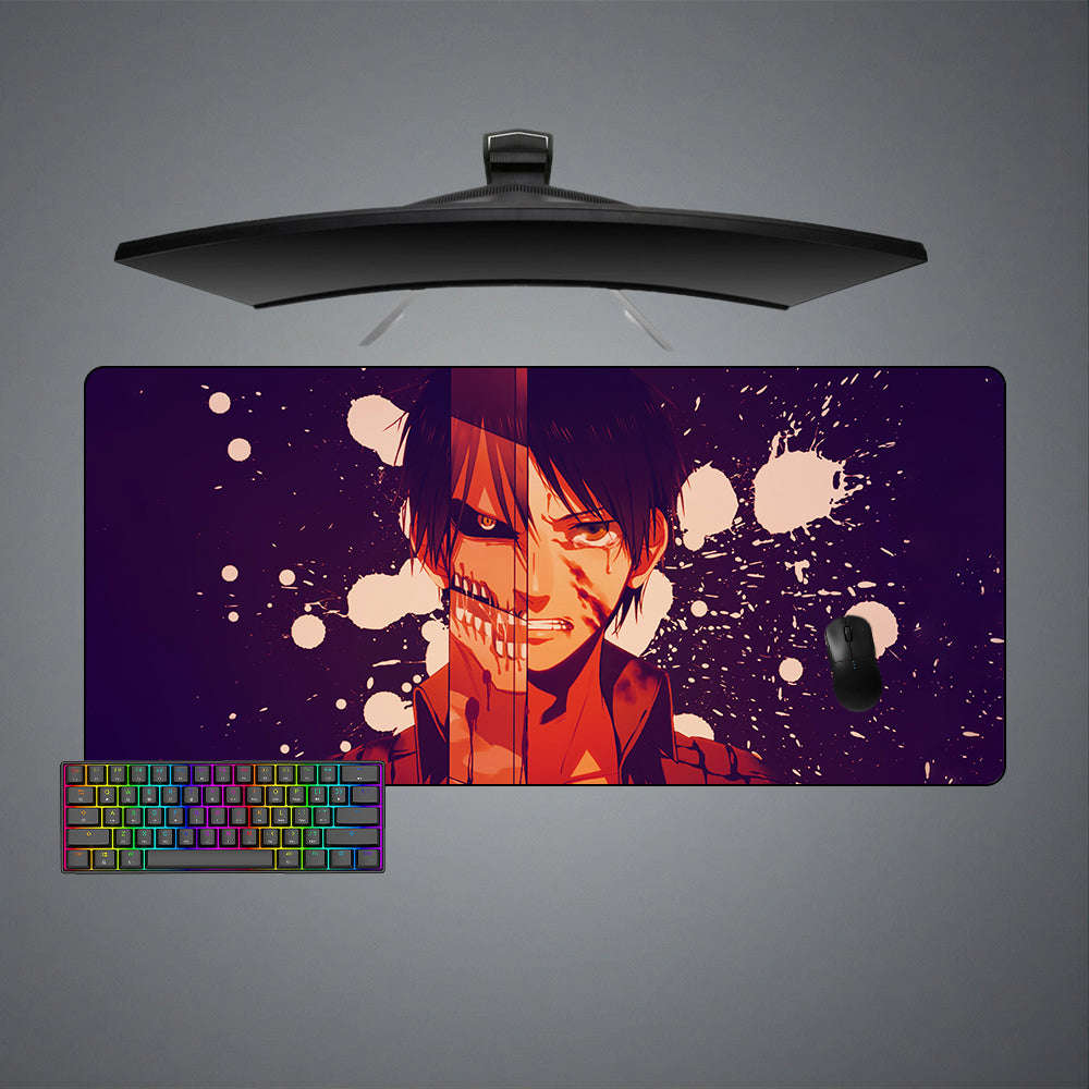 Eren Titan Design M-XXL Size Gaming Mouse Pad - Smooth Surface for Precision Gaming