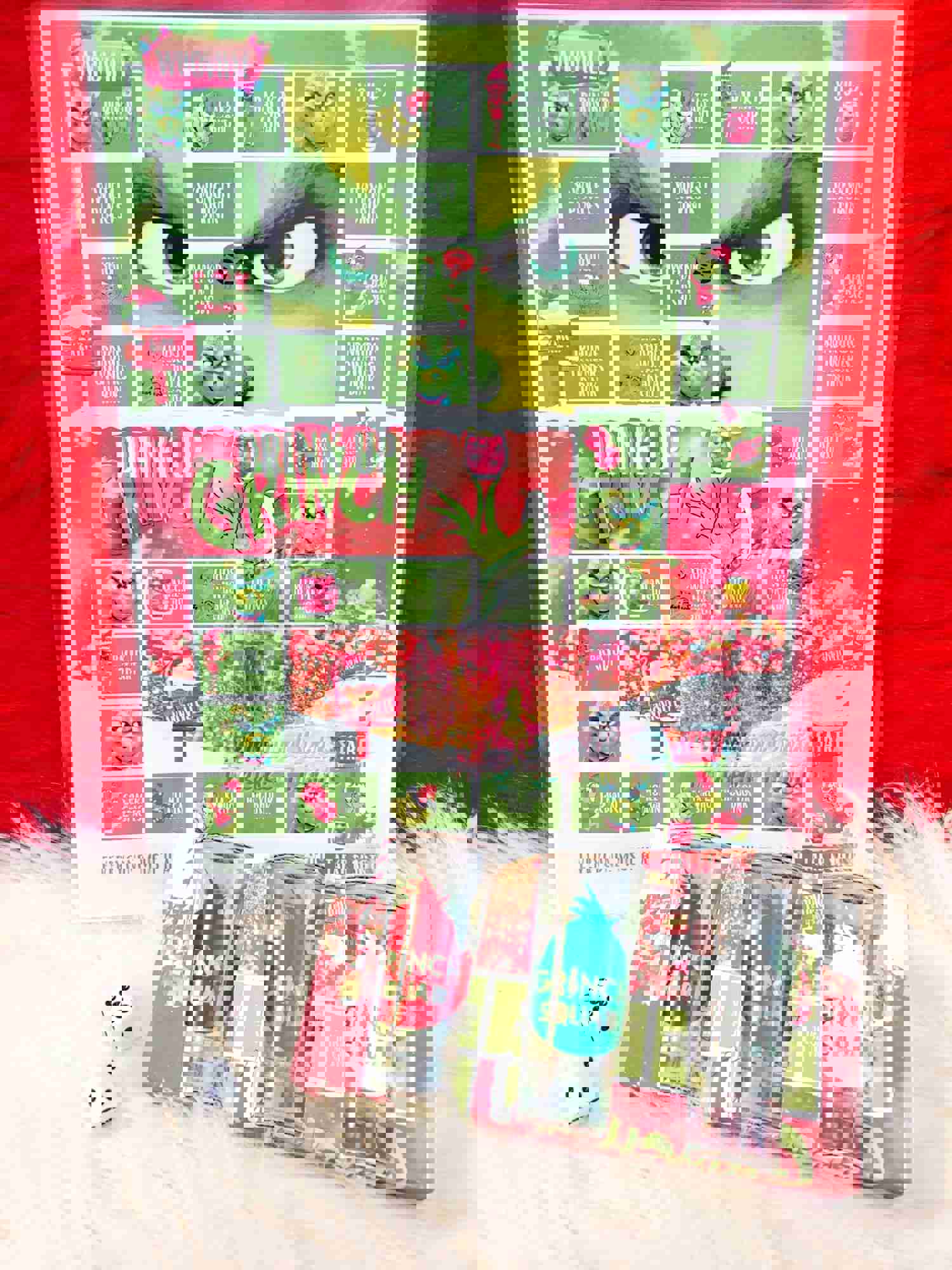 Drink Up Grinch Board Game PNG Digital Files