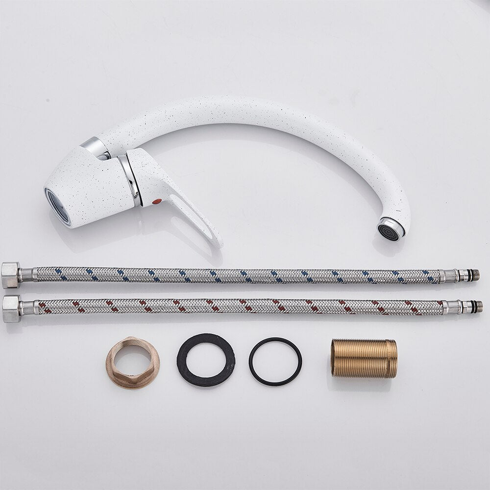 MIRODEMI® 3 Color 360 Rotated Swivel Spout Kitchen Sink Faucet