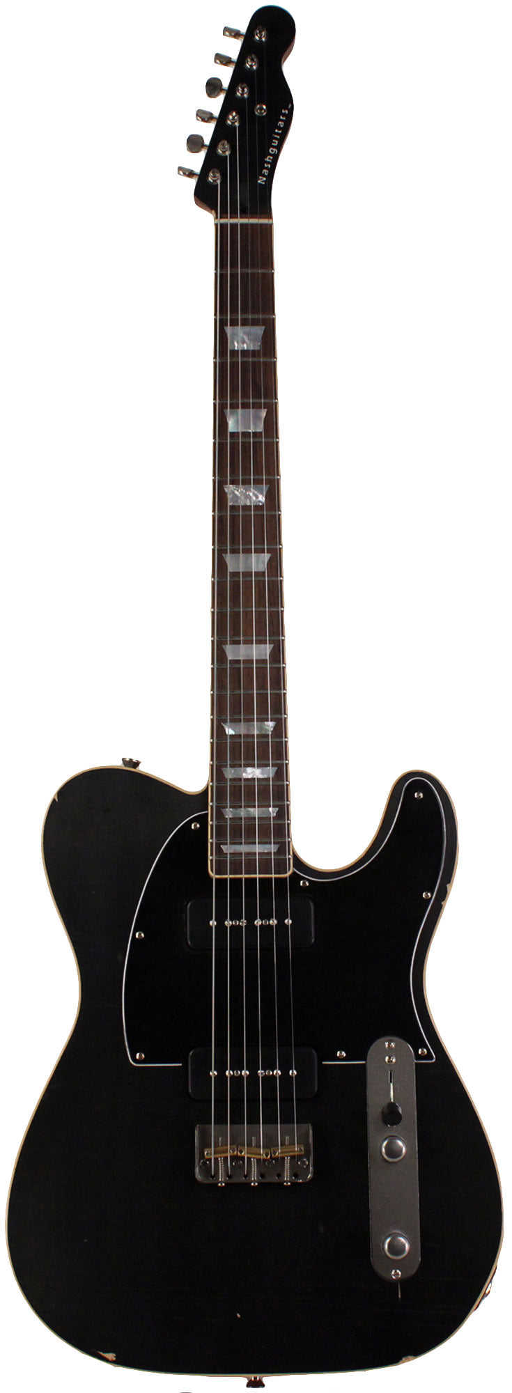 Nash T-56 Guitar - Black Beauty with P90 Pickups & Light Aging