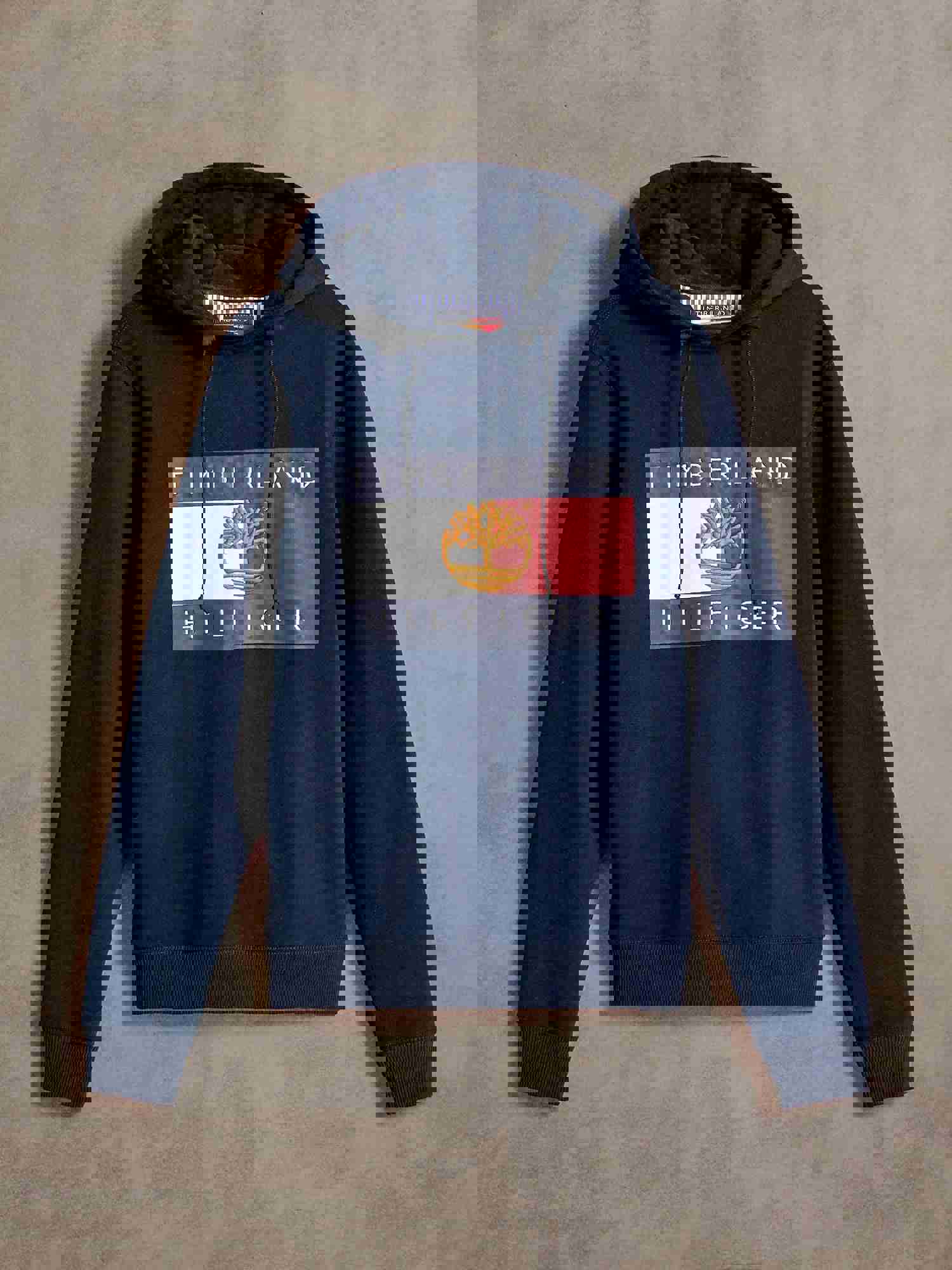 TOMMY HILFIGER X TIMBERLAND FLAG HOODIE Unisex Apparel