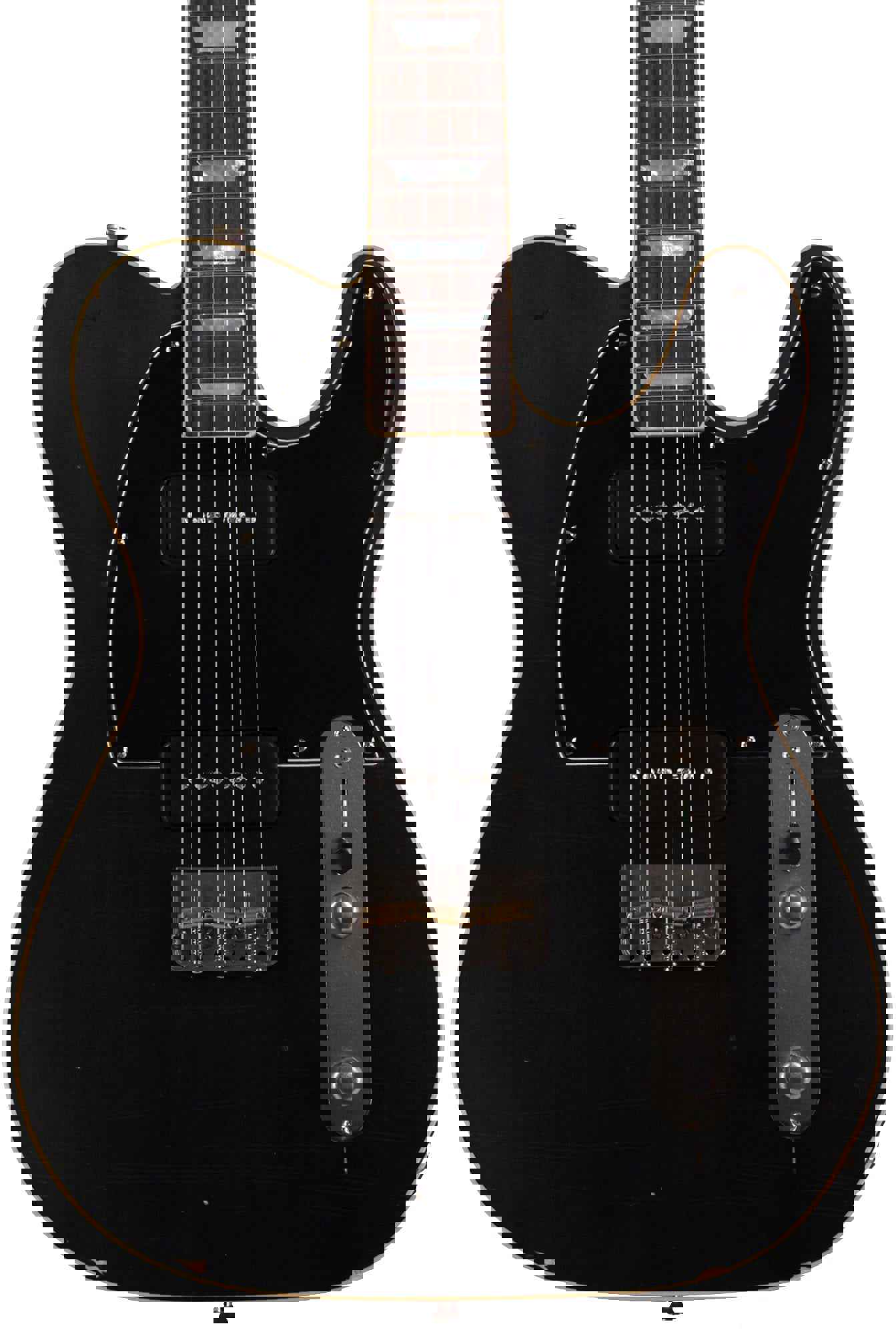 Nash T-56 Guitar - Black Beauty with P90 Pickups & Light Aging