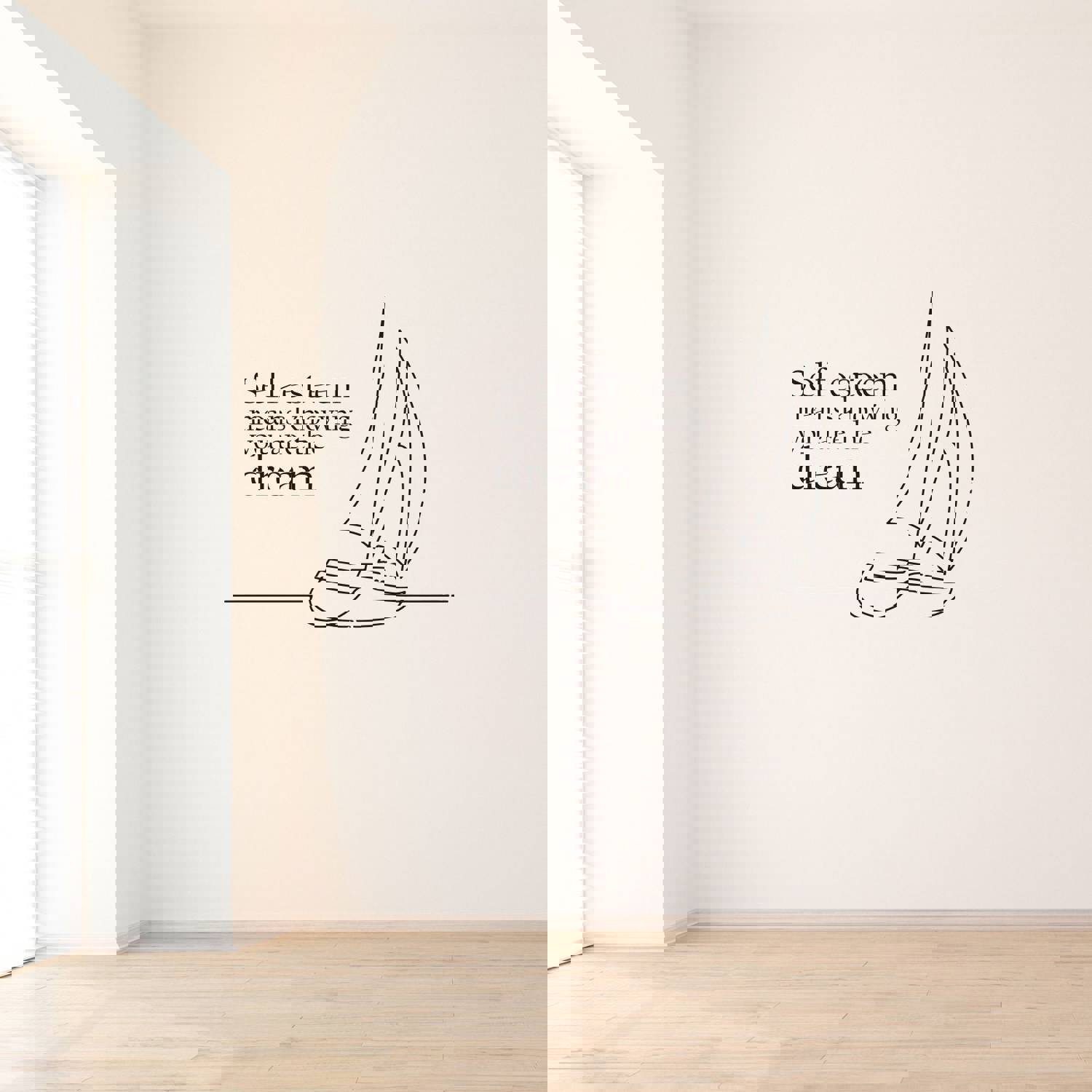 Sailing Quotes Vinyl Wall Sticker - You Are The Dream Quote Sailing Sailor Decal