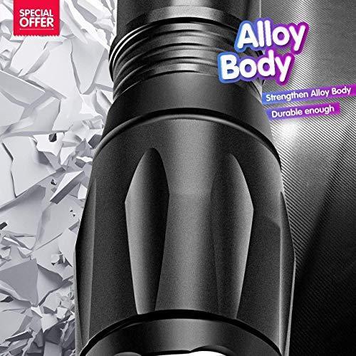 Led Tactical Flashlight - Super Bright Handheld Flashlight for Camping, Hiking & Outdoor Activities