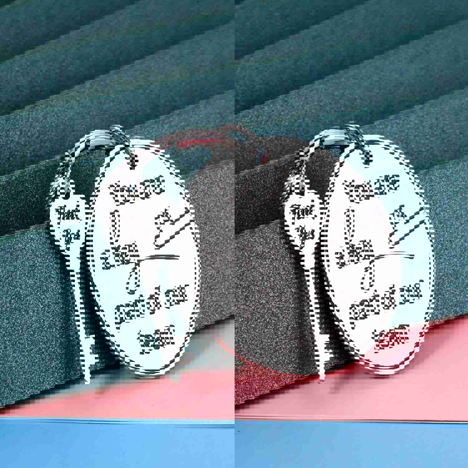 Thank You Gifts Keychain for Employee Coworker Volunteer Farewell Retirement Gift