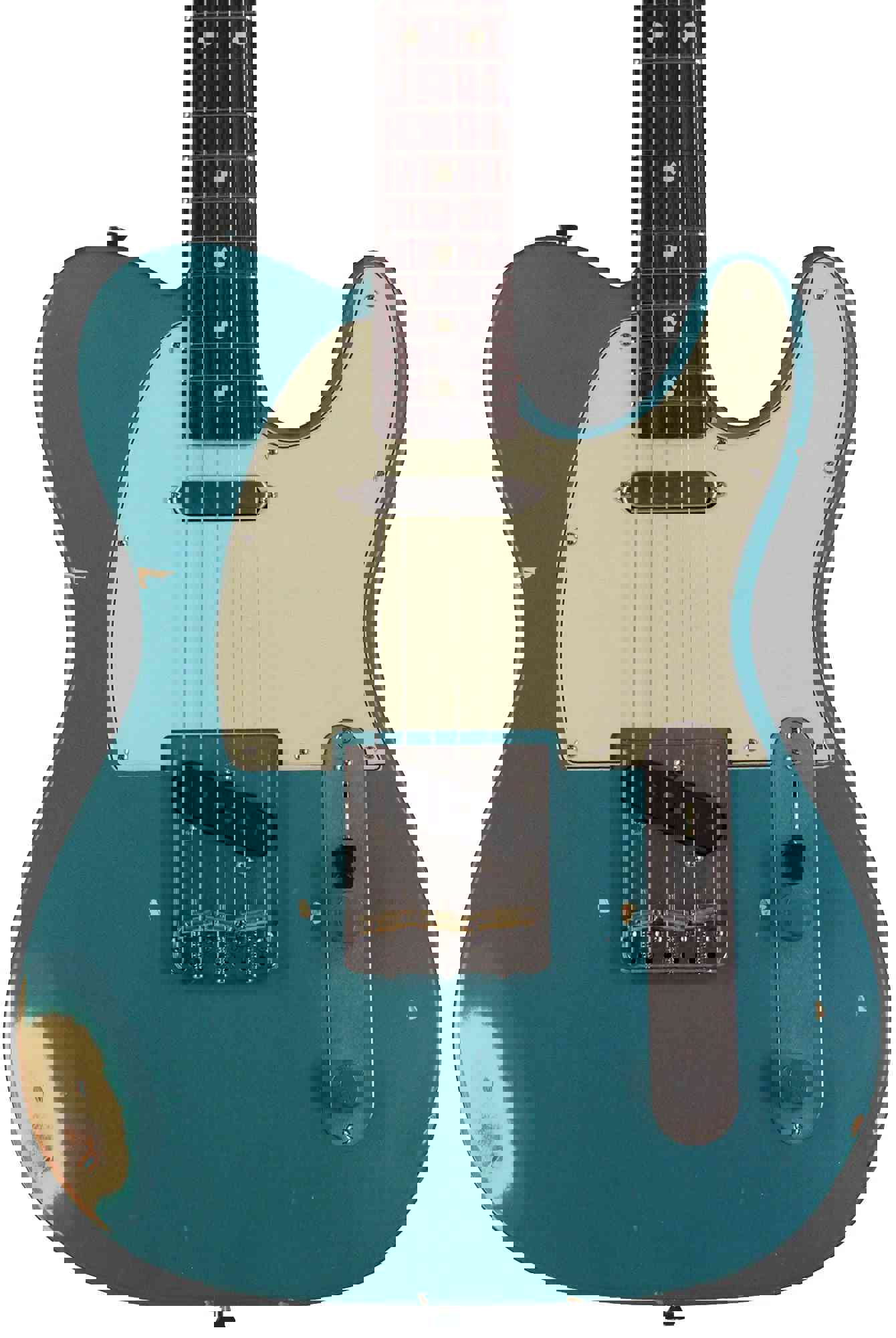 Nash T-63 Guitar, Ocean Turquoise, Medium Aging - Vintage Styled Tele Model