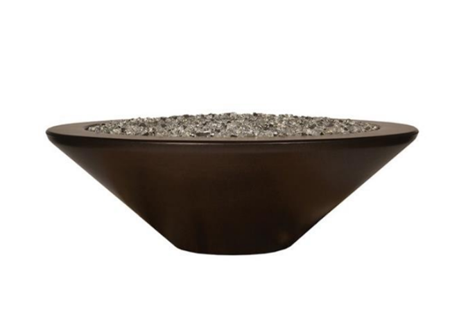 Geo Round Essex Fire Bowl with Electronic Ignition - Free Cover