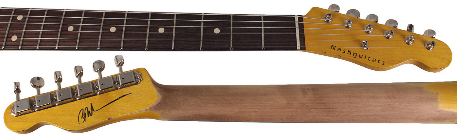 Nash T-63 Guitar, Ocean Turquoise, Medium Aging - Vintage Styled Tele Model