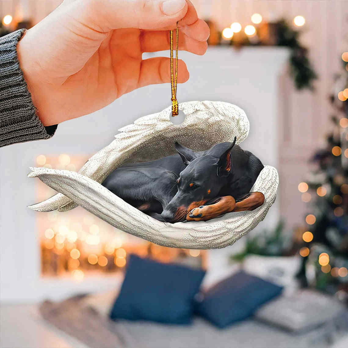 Memorial Dog Lover Angel Wing Car Mirror Accessory - Perfect Gift for Pet Lovers