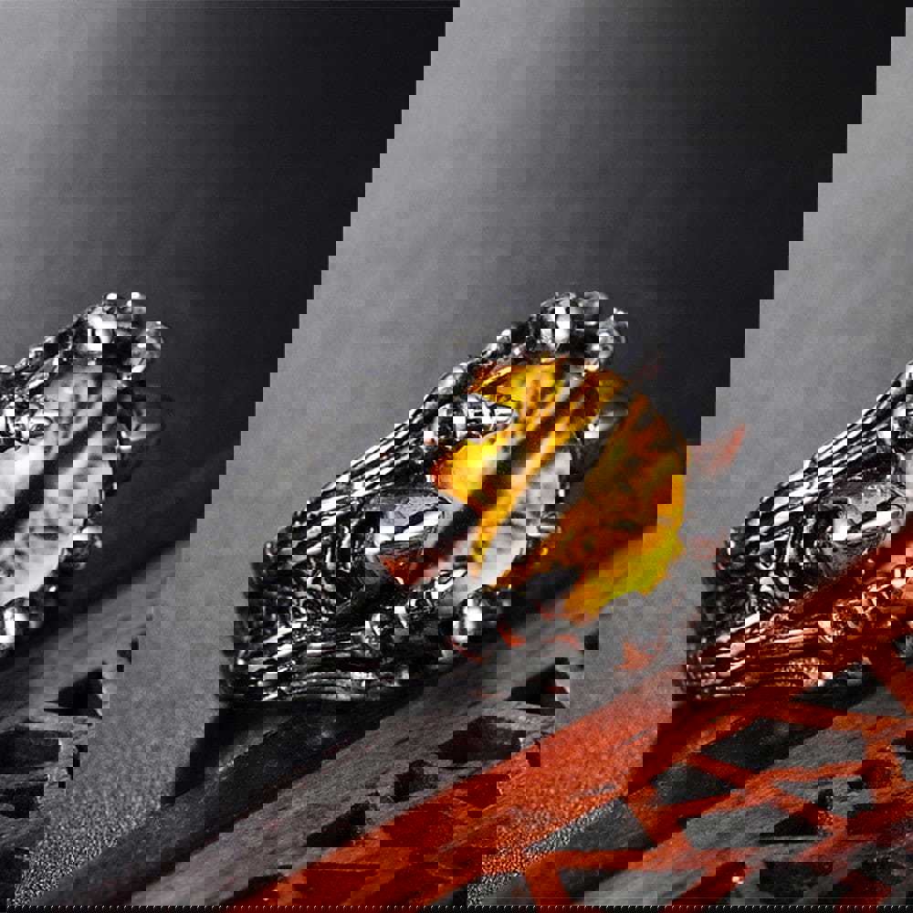 Fashion Creative Evil Eye Rings For Men and Women - Punk Style Titanium Steel Jewelry