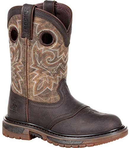 Rocky Big Kids Original Ride FLX Western Boot Size 4(M)