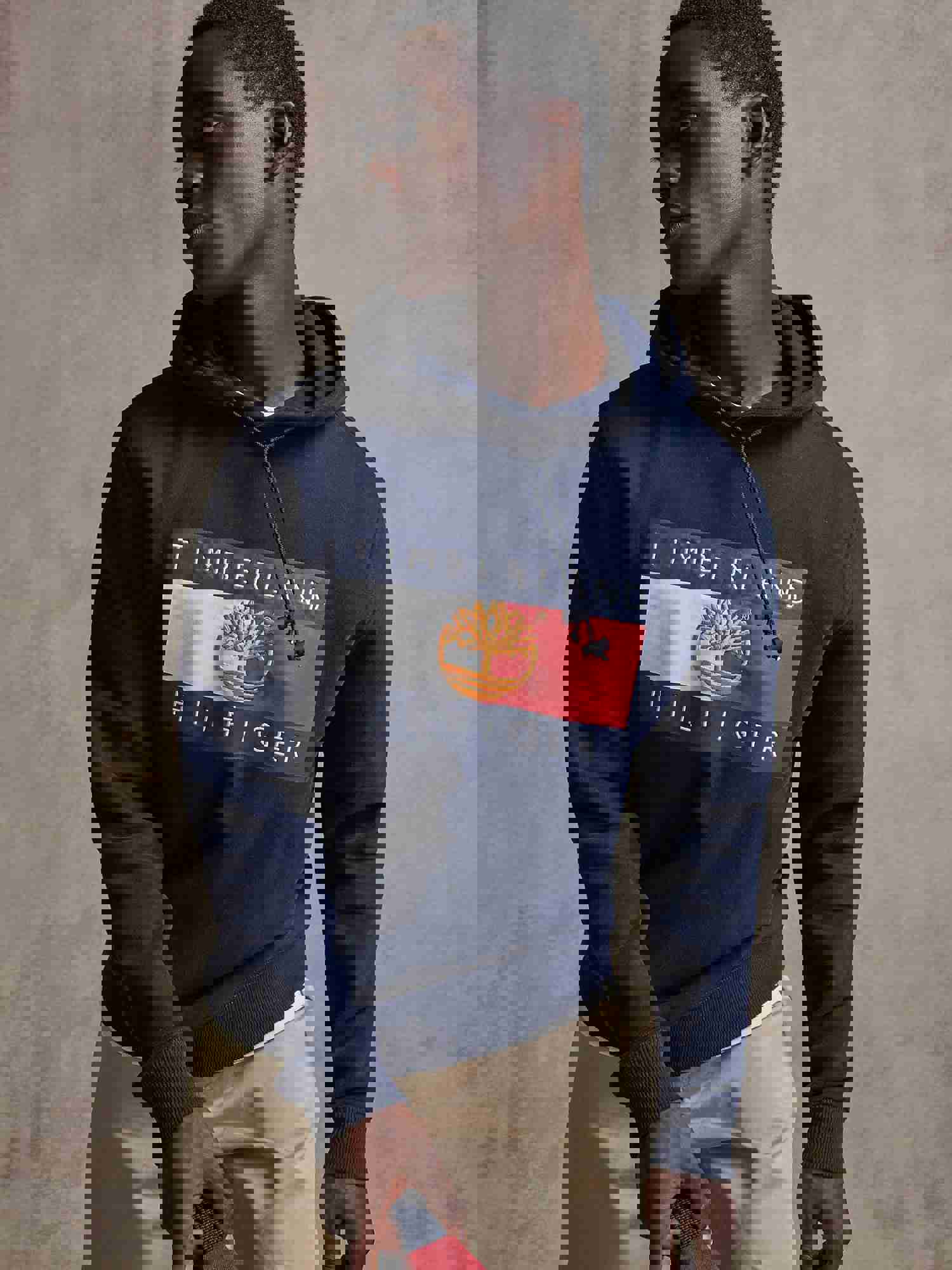 TOMMY HILFIGER X TIMBERLAND FLAG HOODIE Unisex Apparel