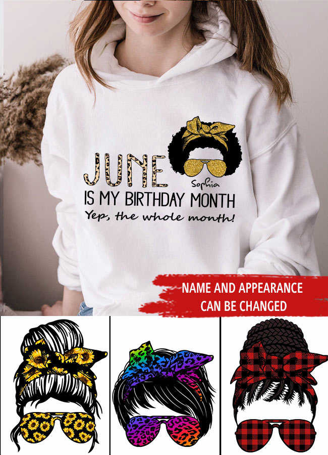 June Birthday Shirt - Custom Queens Are Born In June Tee for Women