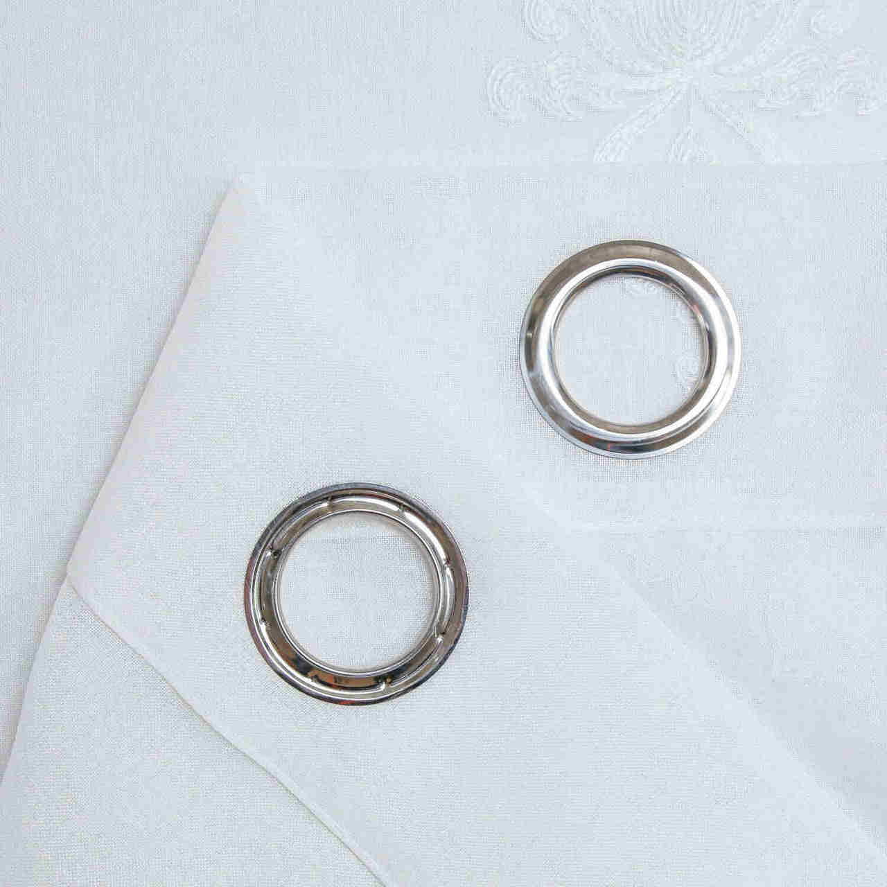 White Sheer Curtain Panels - Dolce Mela - Idra 60x100H