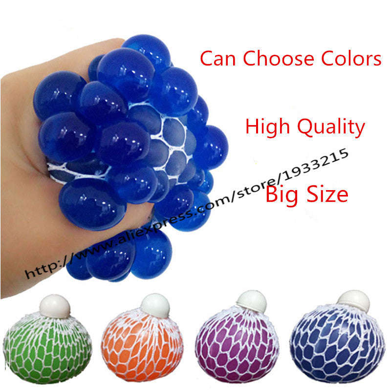 New Cute Anti-Stress Grape Ball Squeeze Toy for Mood Relief