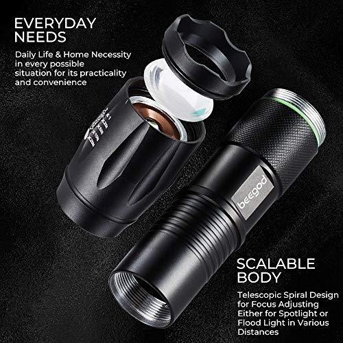 Led Tactical Flashlight - Super Bright Handheld Flashlight for Camping, Hiking & Outdoor Activities