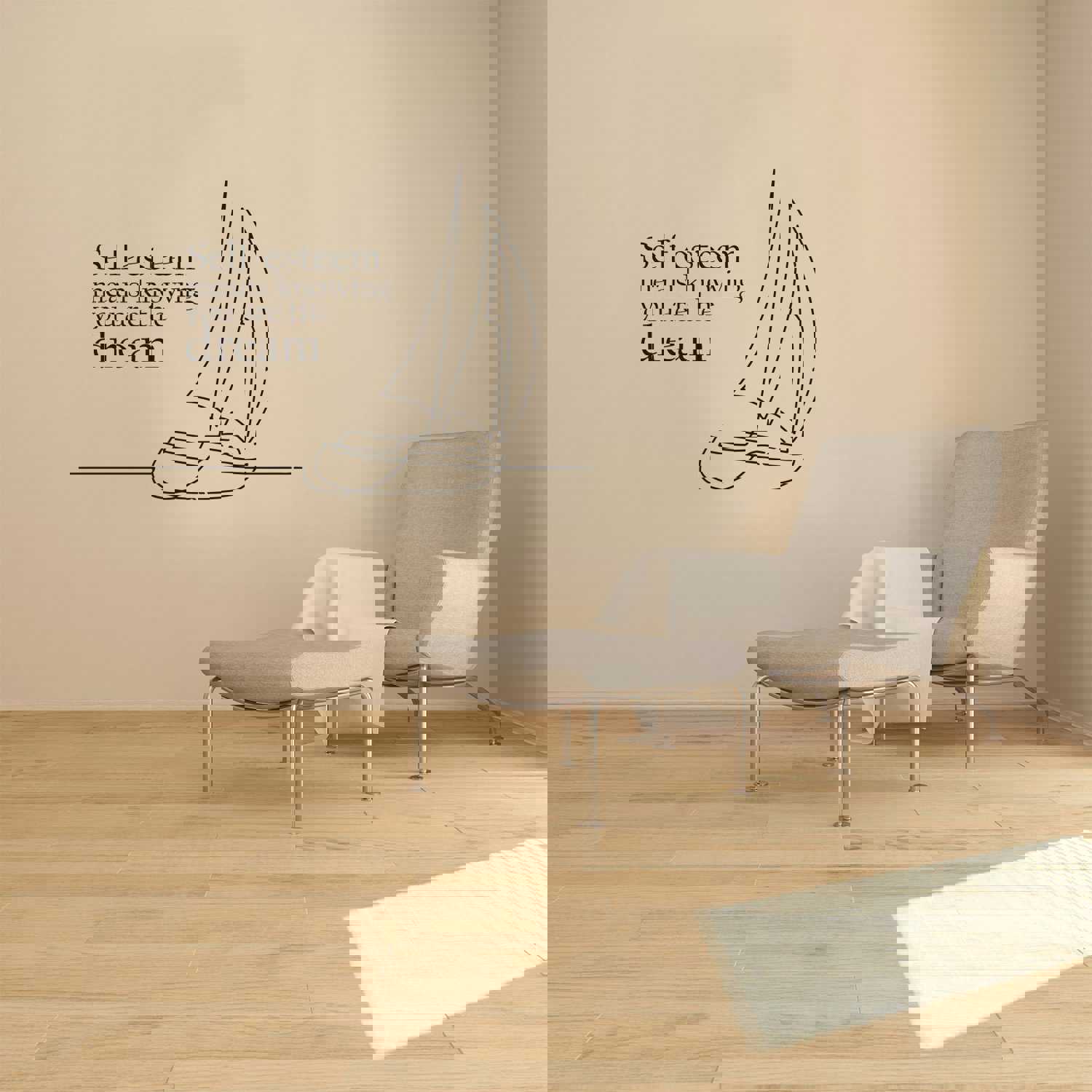 Sailing Quotes Vinyl Wall Sticker - You Are The Dream Quote Sailing Sailor Decal