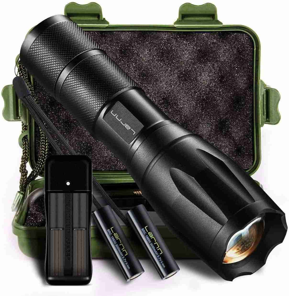 Led Tactical Flashlight - Super Bright Handheld Flashlight for Camping, Hiking & Outdoor Activities
