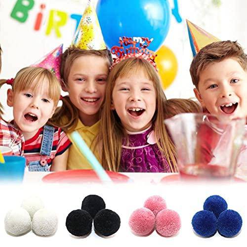 Chrees 60 Pcs Cotton Balls Water Balloons - Reusable Outdoor Water Toys for Kids, Teens, and Adults