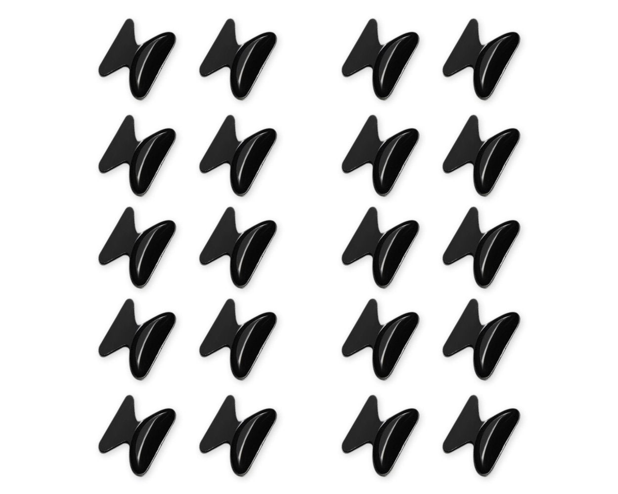 10 Pairs Anti-Slip Silicone Nose Pads for Eyeglasses (2.5mm)