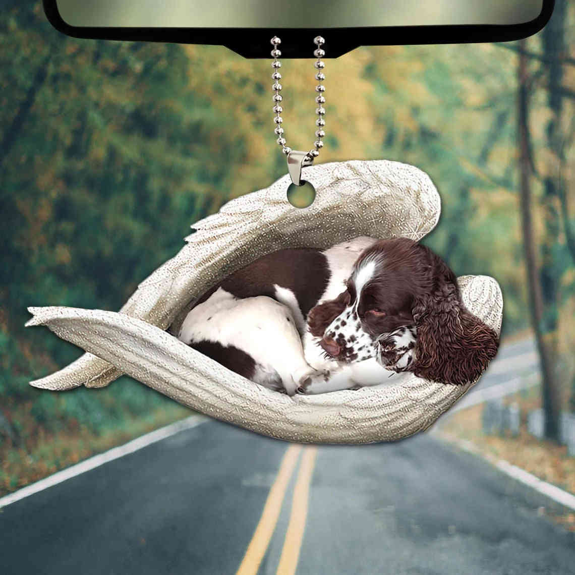 Memorial Dog Lover Angel Wing Car Mirror Accessory - Perfect Gift for Pet Lovers